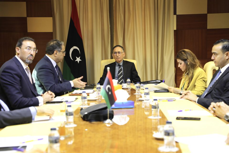 Al-Huwaij holding a meeting with the BMICE